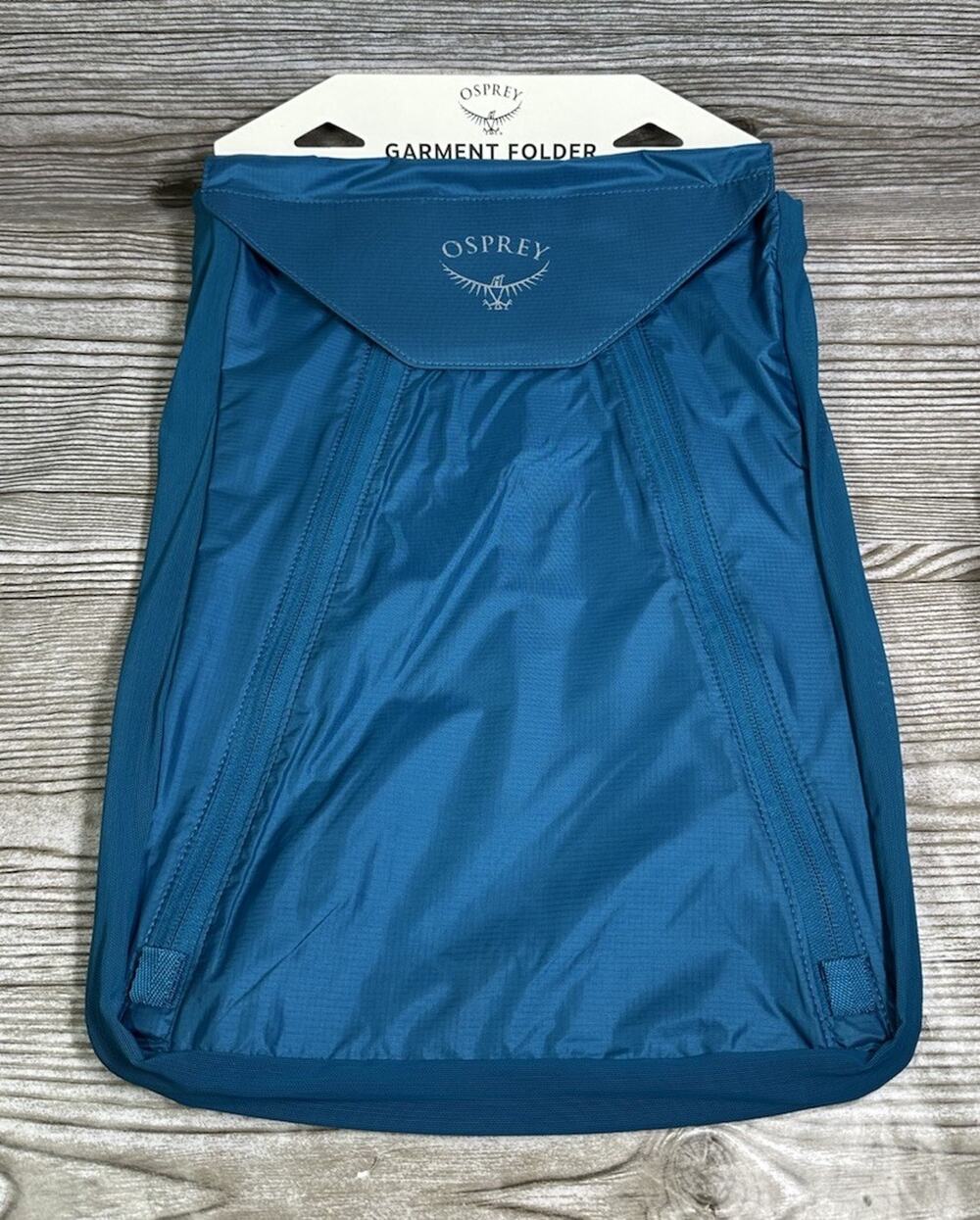 Osprey Blue Teal Ultralight Garment Folder Travel Bag Packing Bag